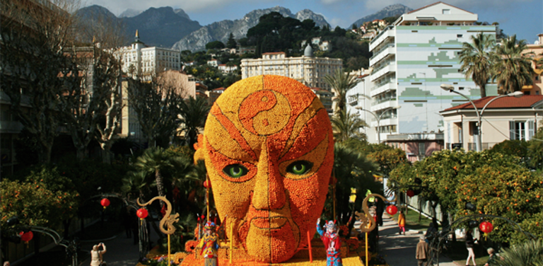 Het citroen festival in Menton